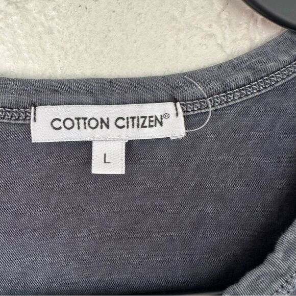 COTTON CITIZEN T Shirt Men Large Classic Crew Long Sleeve Supima Cotton - Picture 2 of 7